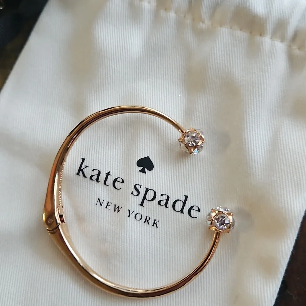 Kate Spade Rose Gold Lady Marmalade Bracelet. - Picture 5 of 9